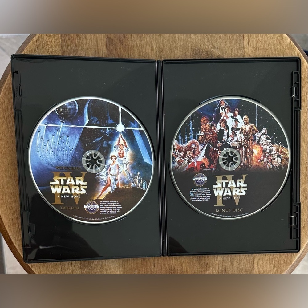Star Wars A New Hope Limited Edition Widescreen DVD Two Disc Bonus DVD Material - Picture 3 of 9